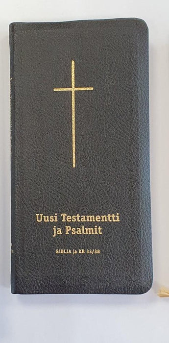 Biblia ja KR 33/38 Ut+Ps musta taskukoko