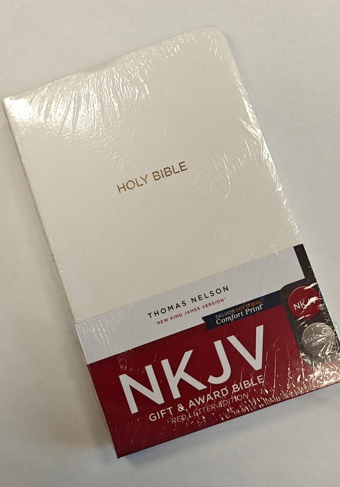 Englanti Raamattu NKJV valkoinen G&A