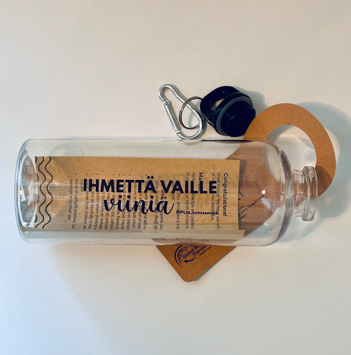 Ihmettä vaille viiniä -vesipullo