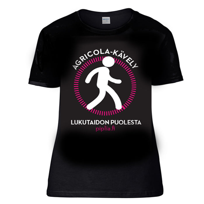 Agricola t-paita, musta, naisten XL
